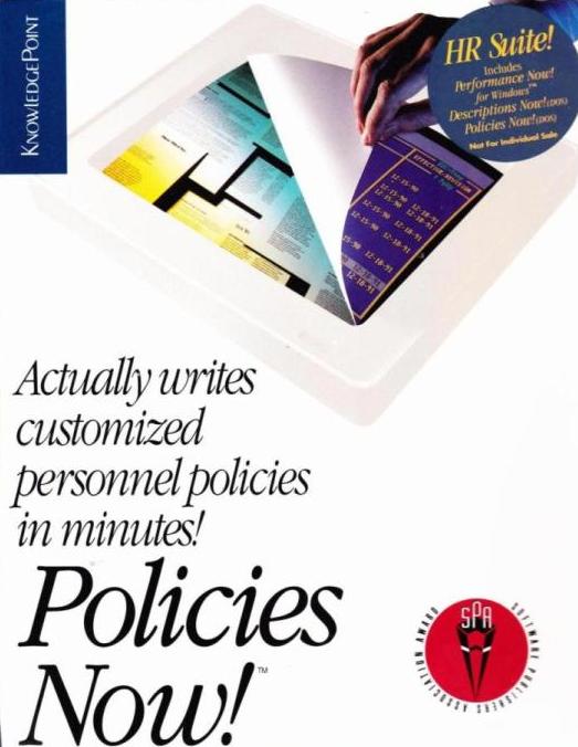Policies Now! 1.5 w/ Manual