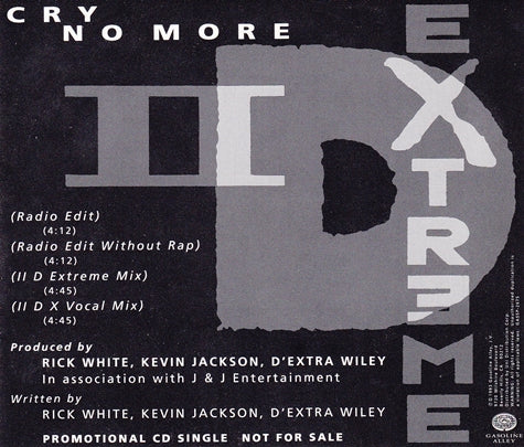 II D Extreme: Cry No More Promo