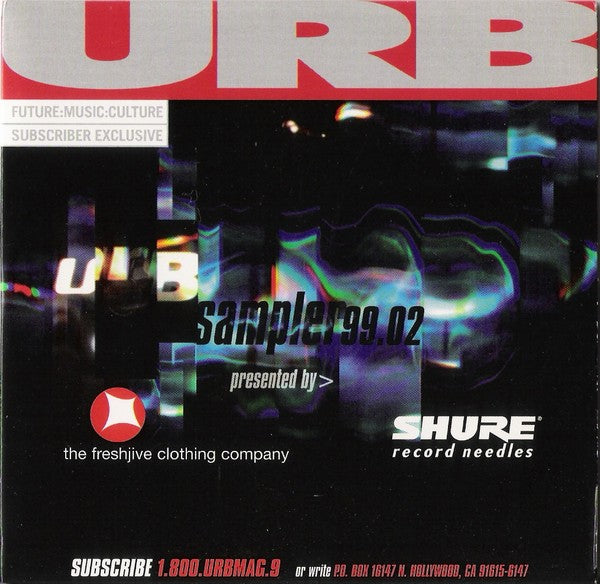 URB: Future:Music:Culture Subscriber Exclusive Sampler 99.02 Promo w/ Artwork