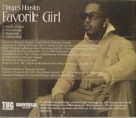 Marques Houston: Favorite Girl 4-Track Promo w/ Back Artwork - NeverDieMedia