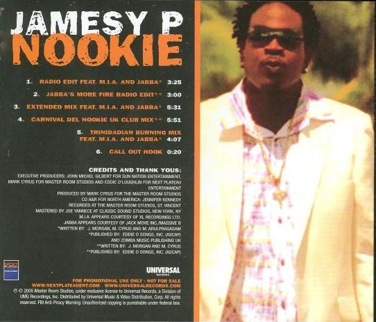 Jamesy P: Nookie Promo