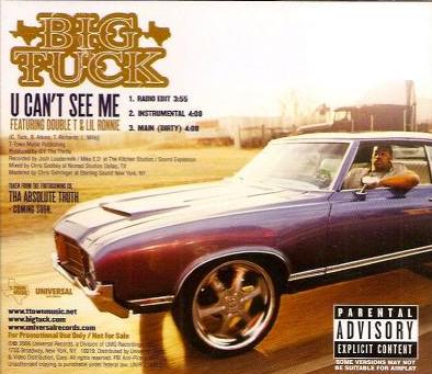 Big Tuck: U Can't See Me Promo