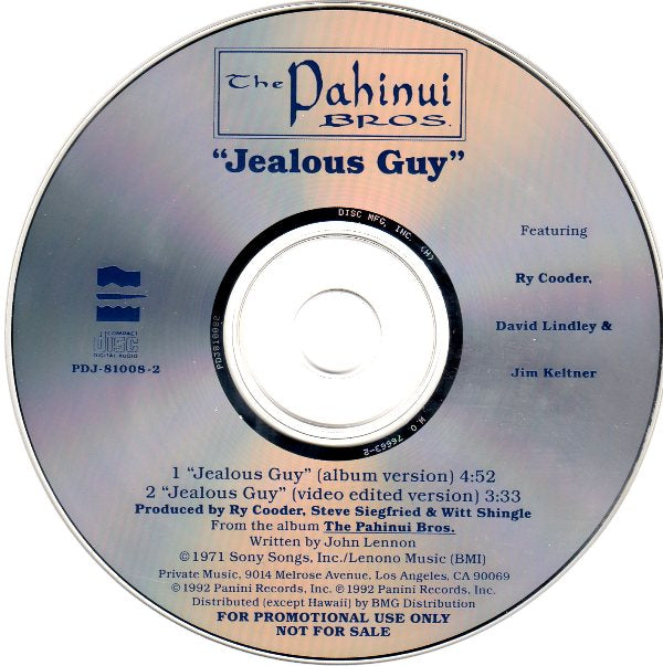 The Pahinui Bros.: Jealous Guy Promo