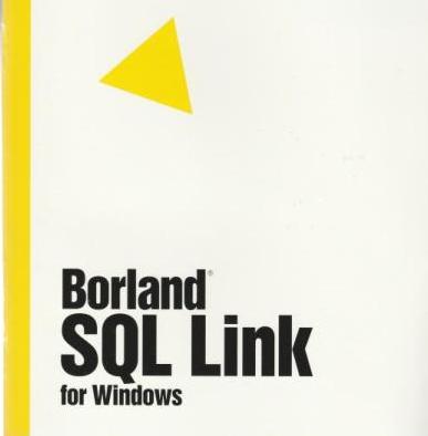 Borland SQL Link w/ Manual