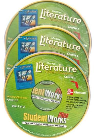 Glencoe Literature: Florida Treasures Course 1 StudentWorks Plus