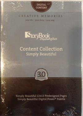 Creative Memories Storybook Creator Plus: Content Collection: Simply Beautiful