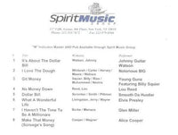 Money Songs For Fun With Dick And Jane Promo w/ Artwork