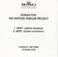 Songs For The Untitled Thriller Project Promo w/ Artwork - NeverDieMedia