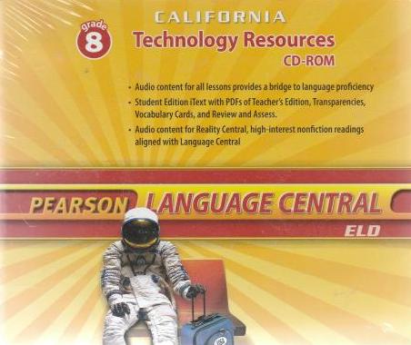 Pearson Language Central ELD: Technology Resources Grade 8