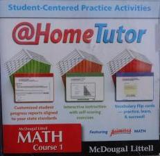 McDougal Littell Math Course 1 @HomeTutor