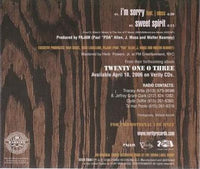 21:03 Sampler: I'm Sorry & Sweet Spirit Promo w/ Artwork