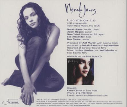 Norah Jones: Turn Me On Promo