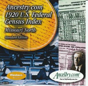 Ancestry.com: 1920 U.S. Federal Census Index: Missouri Standard