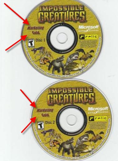 Impossible Creatures Marketing Gold