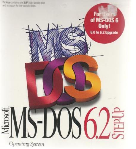 Microsoft MS-DOS 6.2 Step-up Upgrade