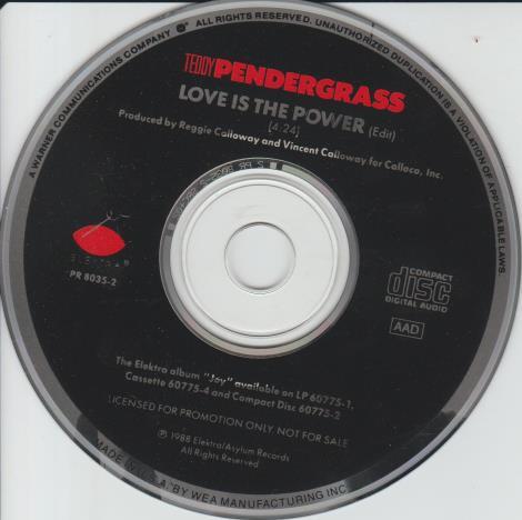 Teddy Pendergrass: Love Is The Power Promo