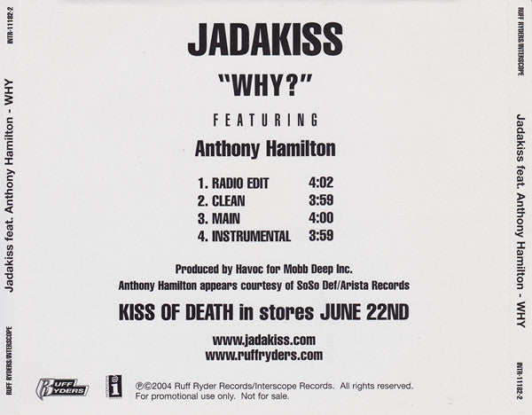 Jadakiss: Why? Promo