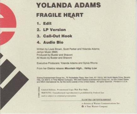 Yolanda Adams: Fragile Heart Promo