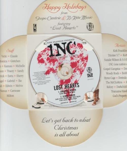 1NC: One Nation Crew: Lost Hearts INTR-10273-2 Promo w/ Fold-Out Artwork