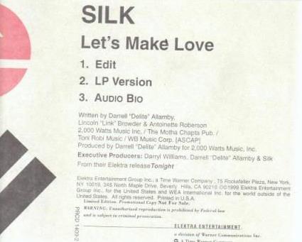 Silk: Let's Make Love Promo