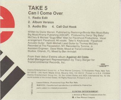 Take 5: Can I Come Over Promo