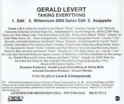 Gerald Levert: Taking Everything Promo