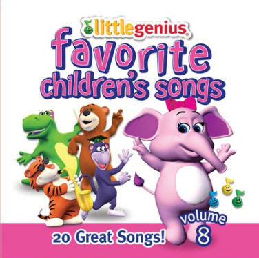 Little Genius: Favorite Children's Songs Volume 8 w/ Artwork