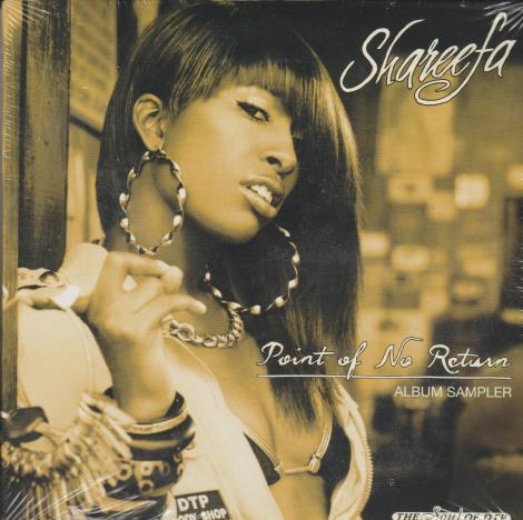 Shareefa: Point Of No Return: Album Sampler Promo w/ Artwork