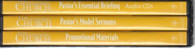 The Peacemaking Church: Pastor's Essential Briefing, Pastor's Model Sermons, & Promotional Materials