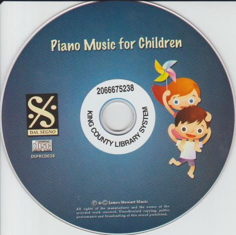 Piano Music For Children No Artwork