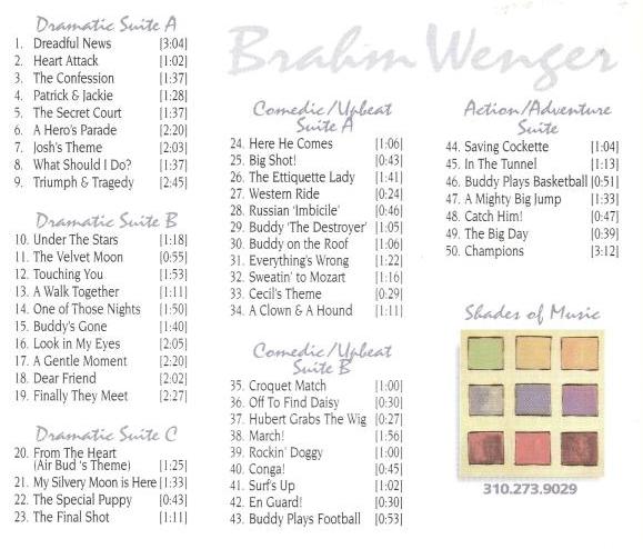 Brahm Wenger: Shades Of Music No Artwork