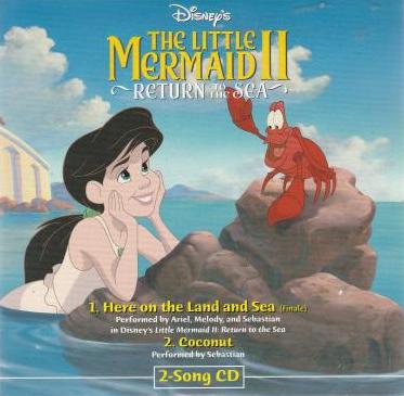 Disney's The Little Mermaid II: 2-Song CD Promo w/ Artwork