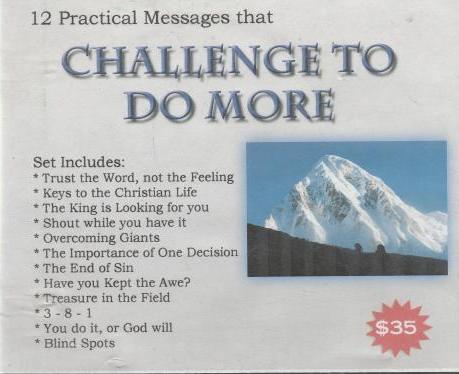 Challenge To Do More