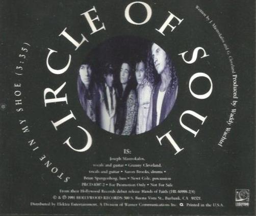 Circle Of Soul: Stone In My Shoe Promo w/ Artwork