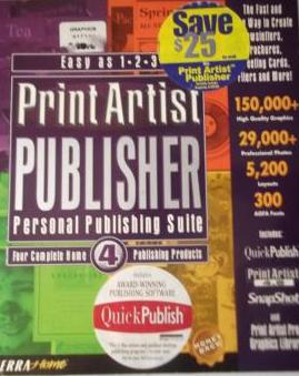 Print Artist: Publisher Personal Publishing Suite 4.5