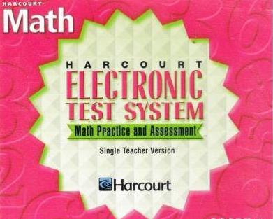 Harcourt Math: Electronic Test System: Math Practice & Assesment Grade 1