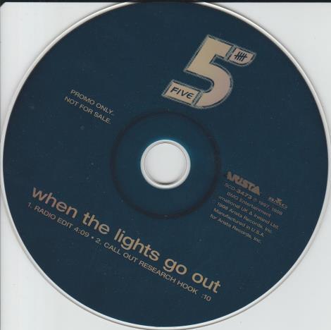 Five: When The Lights Go Out Promo