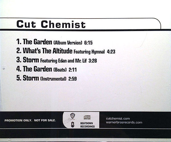 Cut Chemist: The Garden / Storm Promo