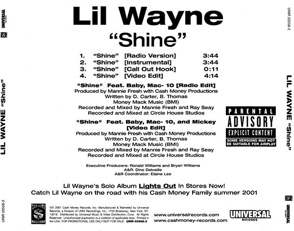Lil Wayne: Shine Promo