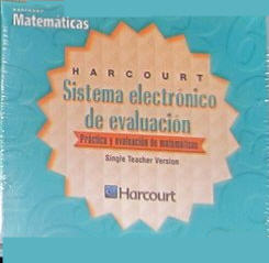 Harcourt Matematicas: Sistema Electronico De Evaluacion Grado 6