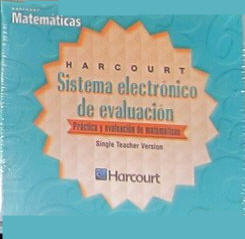 Harcourt Matematicas: Sistema Electronico De Evaluacion Grado 3
