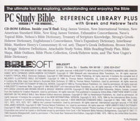 BibleSoft PC Study Bible: Reference Library Plus 2