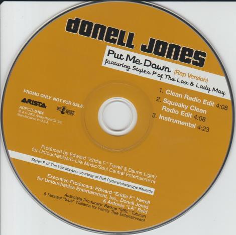 Donell Jones: Put Me Down (Rap Version) Promo