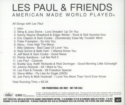 Les Paul & Friends: American Made World Played Promo