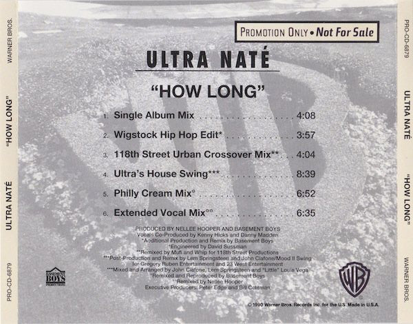 Ultra Nate: How Long Promo w/ Artwork