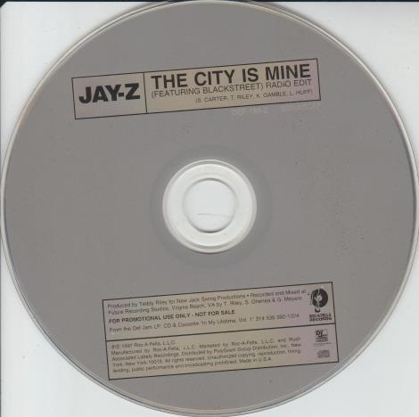 Jay-Z: The City Is Mine No Artwork Promo