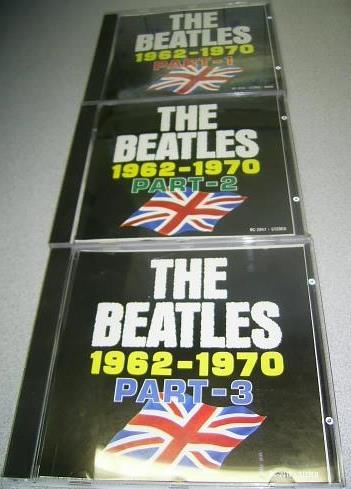 The Beatles: 1962-1970 Part 1, 2, & 3 Japan Import w/ Artwork & Lyrics Sh
