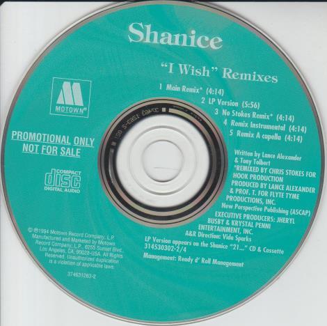Shanice: I Wish Remixes Promo