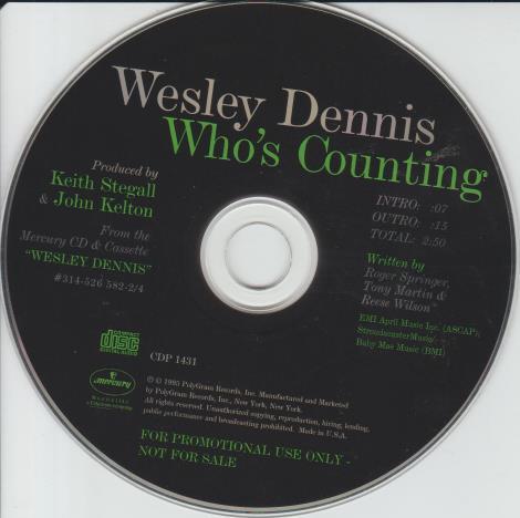 Wesley Dennis: Who's Coming Promo
