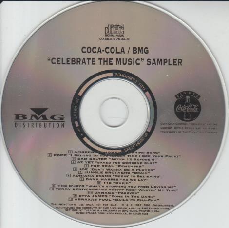 COCA-COLA / BMG: Celebrate The Music Sampler Promo